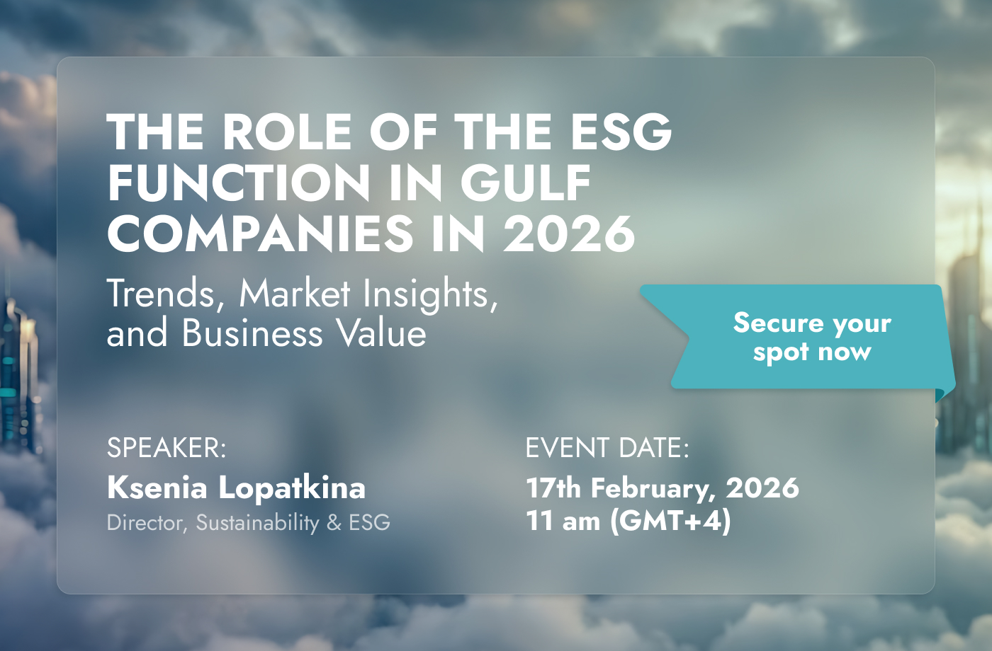 The Role of the ESG Function in Gulf Companies in 2026